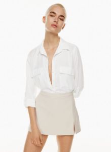 utility polo blouse sold by Aritzia