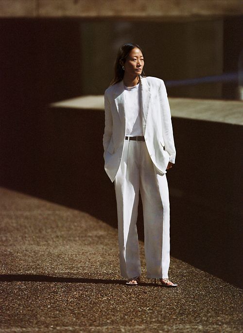 agency linen blazer sold by Aritzia product image thumbnail 6