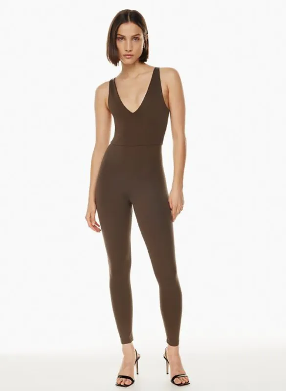 contour v-neck jumpsuit sold by Aritzia