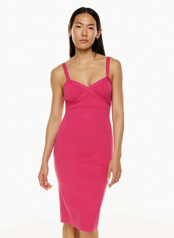 greta sculpt knit dress made by Aritzia