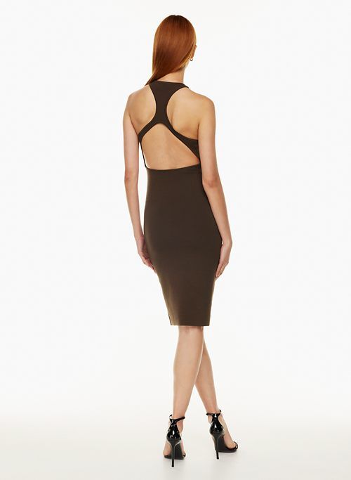 sculpt knit racer midi dress sold by Aritzia