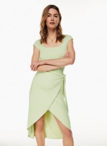 saturn shortsleeve midi dress sold by Aritzia