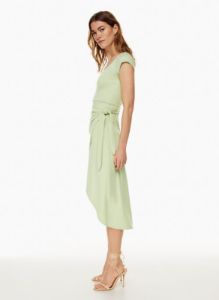 saturn shortsleeve midi dress sold by Aritzia