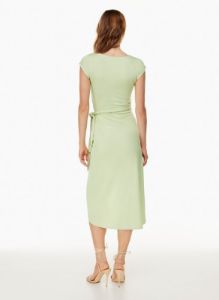 saturn shortsleeve midi dress sold by Aritzia