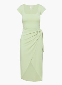 saturn shortsleeve midi dress sold by Aritzia