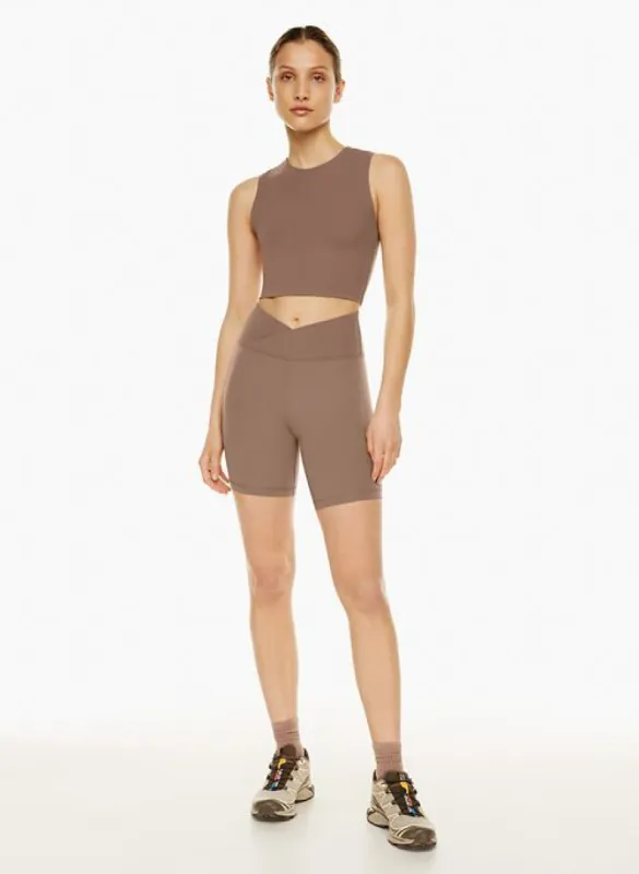 tnabutter™ crossover hi-rise 7 short sold by Aritzia