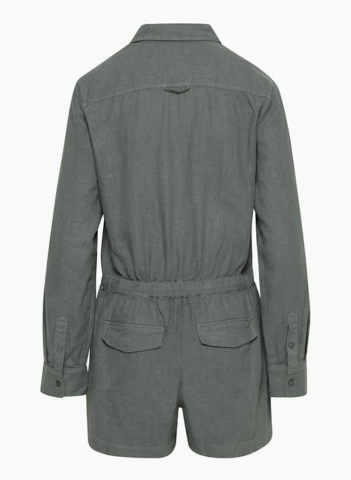 connel linen romper sold by Aritzia product image thumbnail 7