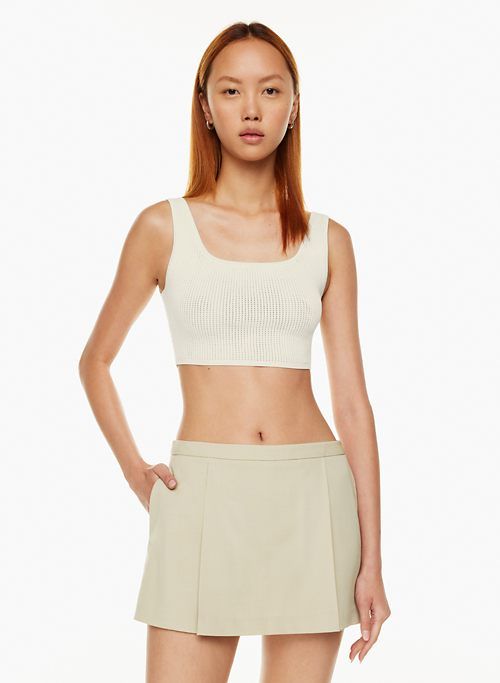 sculpt knit squareneck cropped tank sold by Aritzia product image thumbnail 3