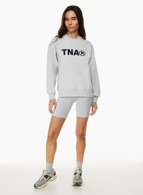 cozy fleece boyfriend crew sweatshirt sold by Aritzia product image thumbnail 2