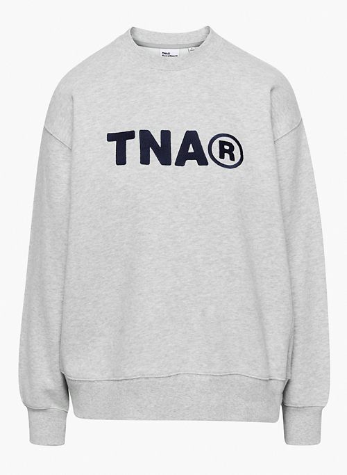 cozy fleece boyfriend crew sweatshirt sold by Aritzia product image thumbnail 6