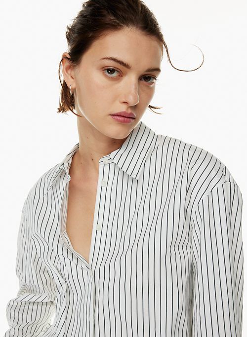essential poplin relaxed shirt sold by Aritzia product image thumbnail 3