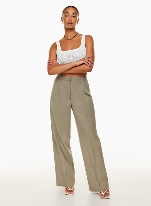 sculpt knit squareneck cropped tank sold by Aritzia product image thumbnail 3