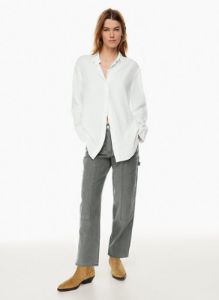 sail linen shirt sold by Aritzia