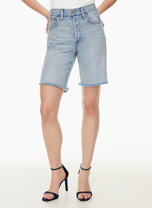 the yoko hi-rise long jean short sold by Aritzia product image thumbnail 2