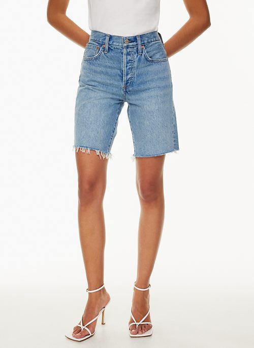 the yoko hi-rise long jean short sold by Aritzia product image thumbnail 2