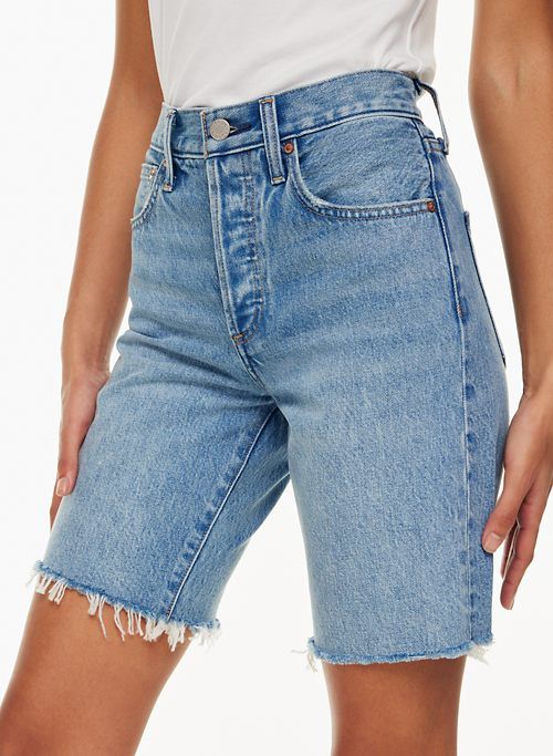 the yoko hi-rise long jean short sold by Aritzia product image thumbnail 3