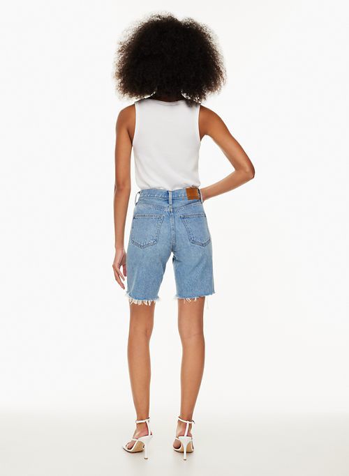 the yoko hi-rise long jean short sold by Aritzia product image thumbnail 5