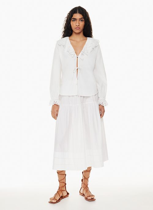 carmela poplin blouse sold by Aritzia product image thumbnail 3