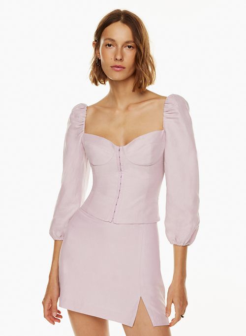 muse linen blouse sold by Aritzia