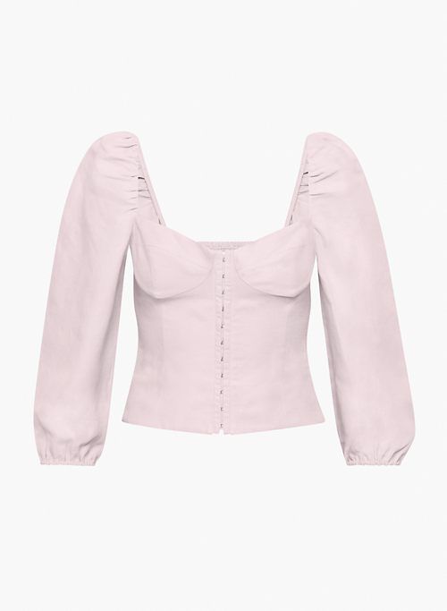 muse linen blouse sold by Aritzia product image thumbnail 6