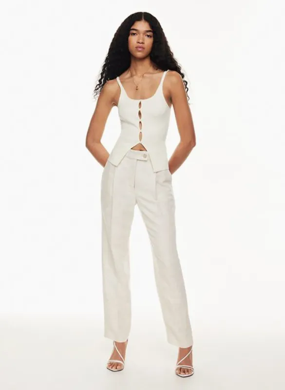 lorenzo linen pant sold by Aritzia