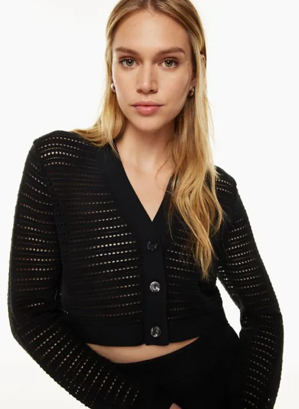 visitor cardigan sold by Aritzia