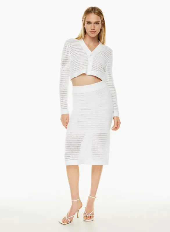 lattice skirt sold by Aritzia