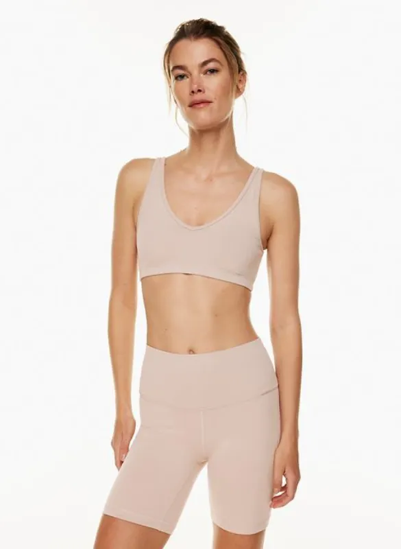 tnalife™ mini v-neck bra top sold by Aritzia