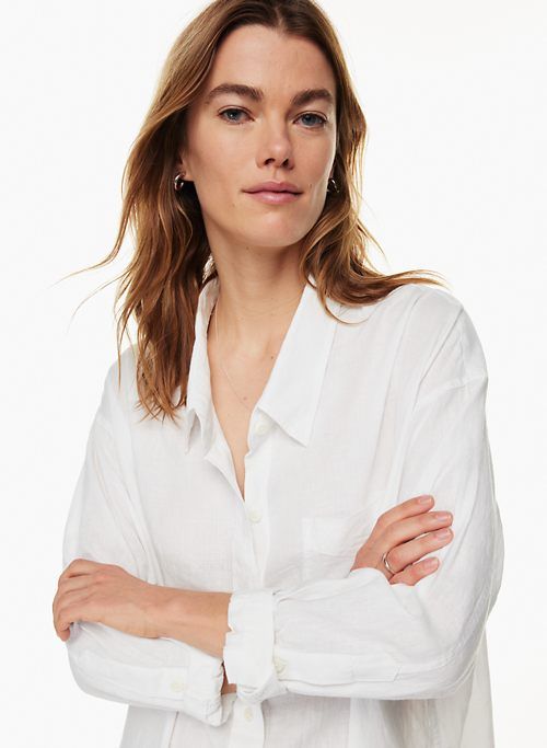 relaxed linen dress sold by Aritzia product image thumbnail 3