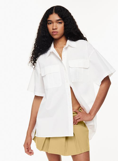 tella poplin shirt sold by Aritzia product image thumbnail 3