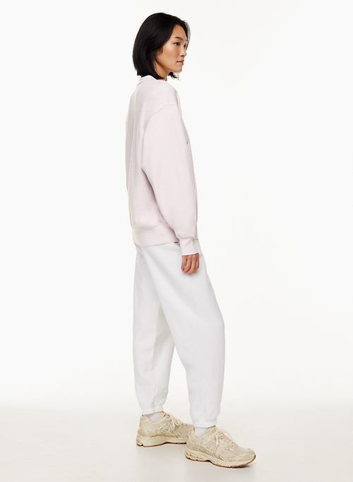 cozy fleece boyfriend crew sweatshirt sold by Aritzia product image thumbnail 4