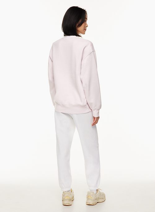 cozy fleece boyfriend crew sweatshirt sold by Aritzia product image thumbnail 5