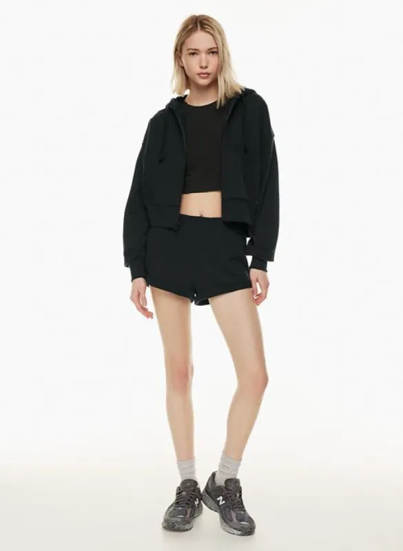 terry fleece perfect zip hoodie sold by Aritzia