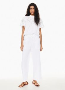 chiara poplin pant sold by Aritzia
