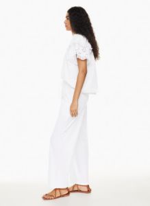 chiara poplin pant sold by Aritzia