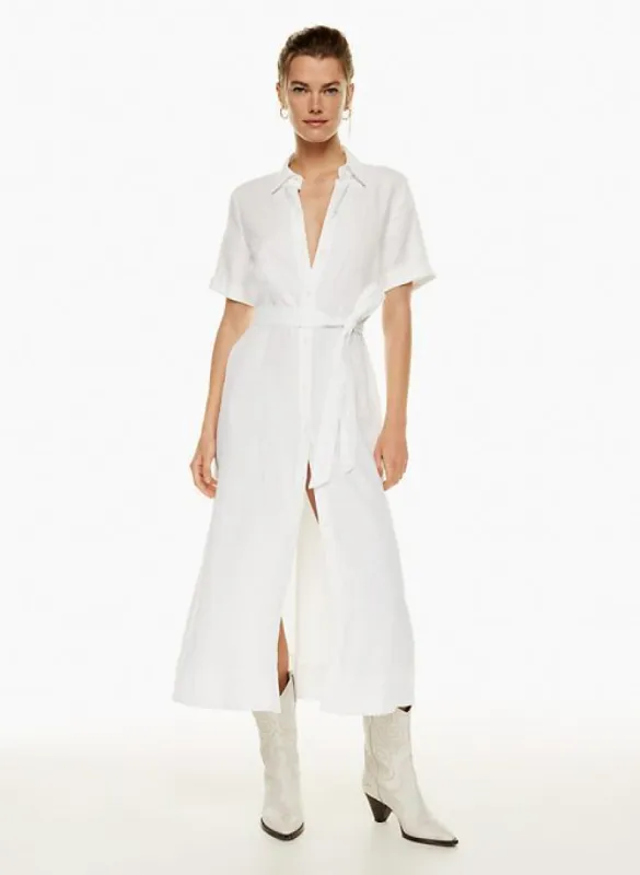 eleta linen dress sold by Aritzia