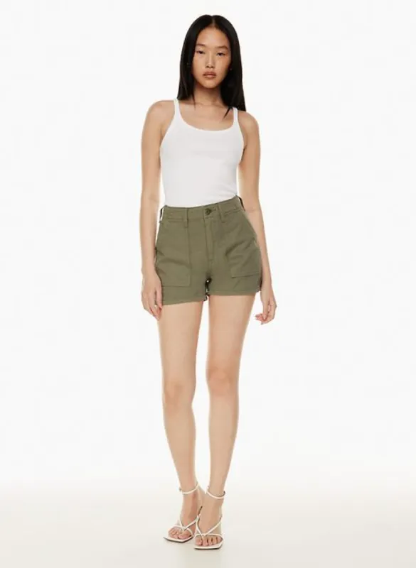 the 90s utility jean short sold by Aritzia
