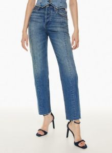 the arlo hi-rise seam jean sold by Aritzia