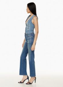 the arlo hi-rise seam jean sold by Aritzia