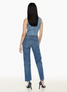 the arlo hi-rise seam jean sold by Aritzia
