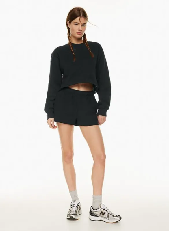 cozy fleece mega 2 sweatshort sold by Aritzia