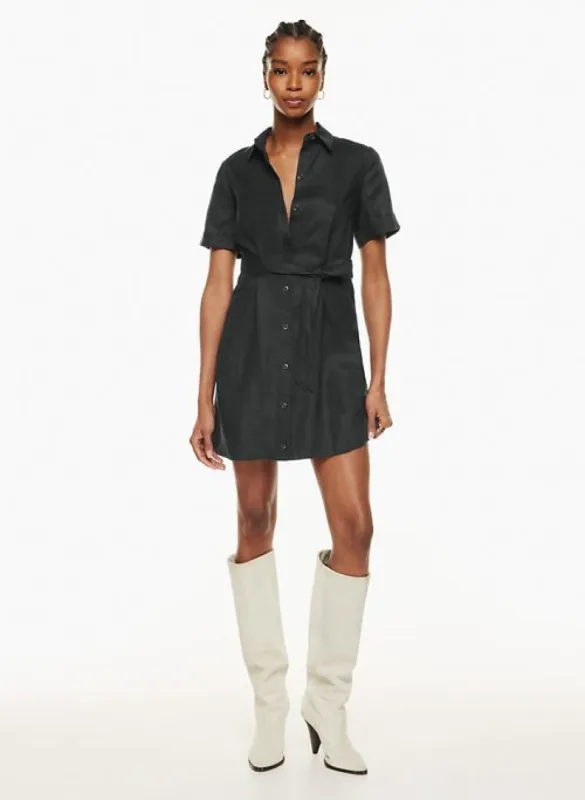 eleta linen mini dress sold by Aritzia