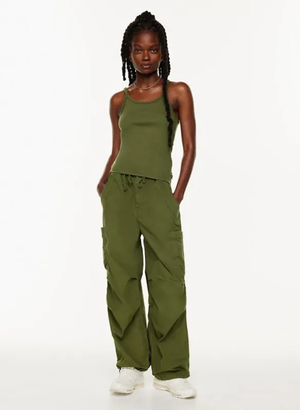 stunt parachute pant sold by Aritzia
