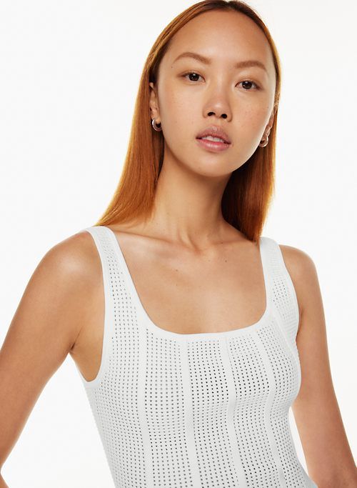 sculpt knit squareneck tank sold by Aritzia product image thumbnail 2