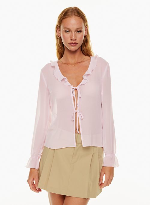 embellish blouse sold by Aritzia