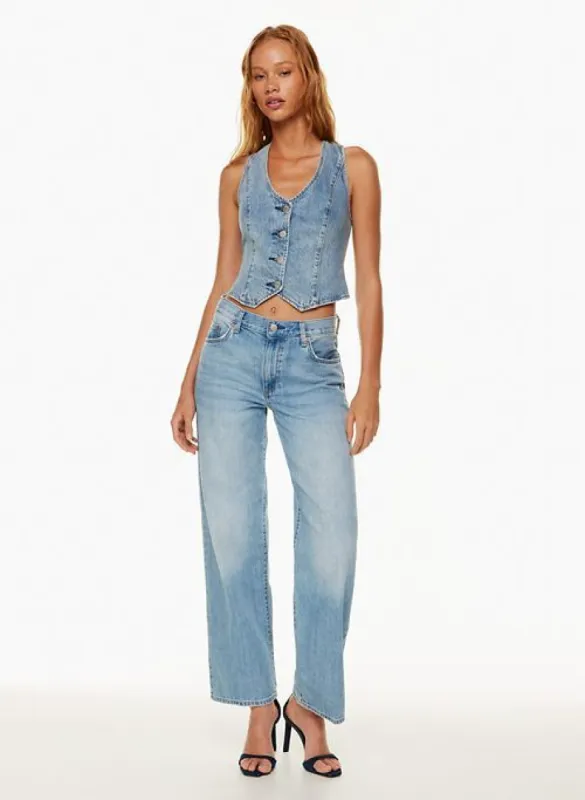 the 90s winona lo-rise wide jean sold by Aritzia