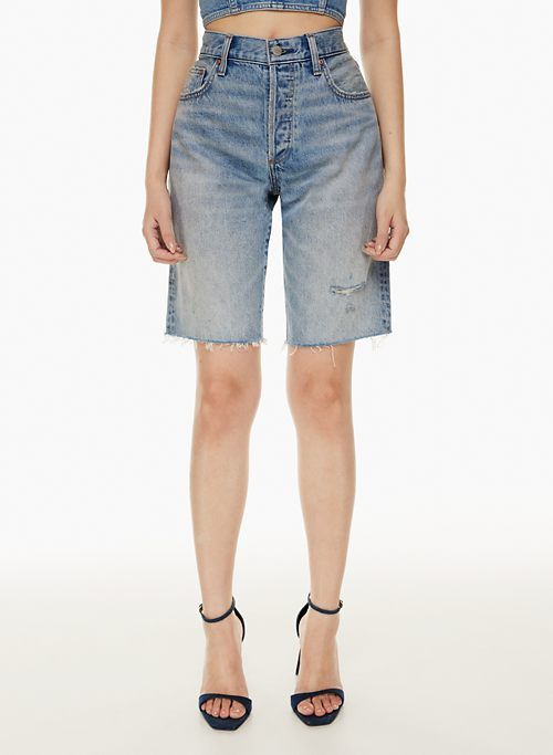 the 90s chloe mid-rise bermuda jean short sold by Aritzia product image thumbnail 2