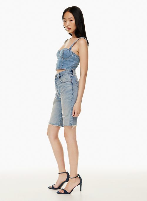 the 90s chloe mid-rise bermuda jean short sold by Aritzia product image thumbnail 4