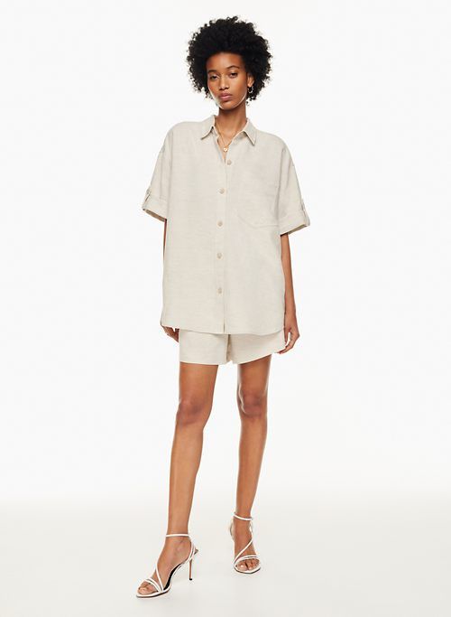 era linen shirt sold by Aritzia product image thumbnail 2