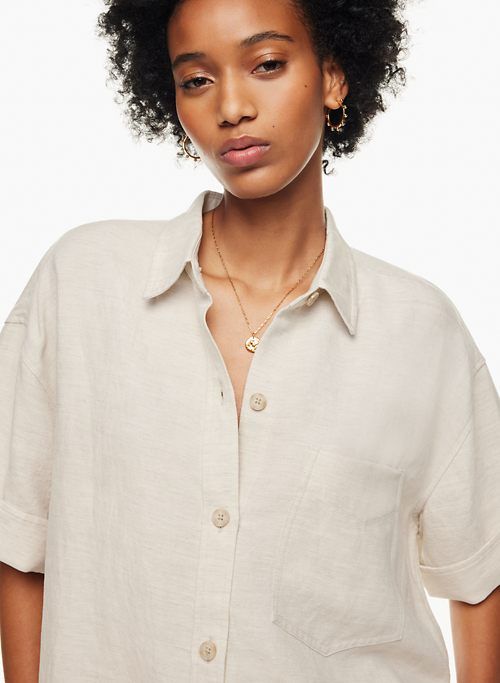 era linen shirt sold by Aritzia product image thumbnail 4